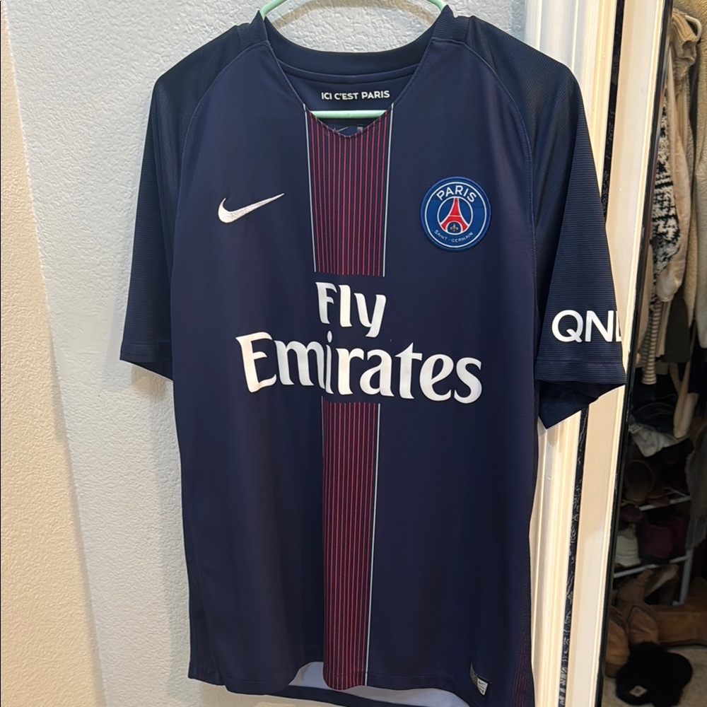 Nike Paris Saint-Germain Navy Soccer Jersey
